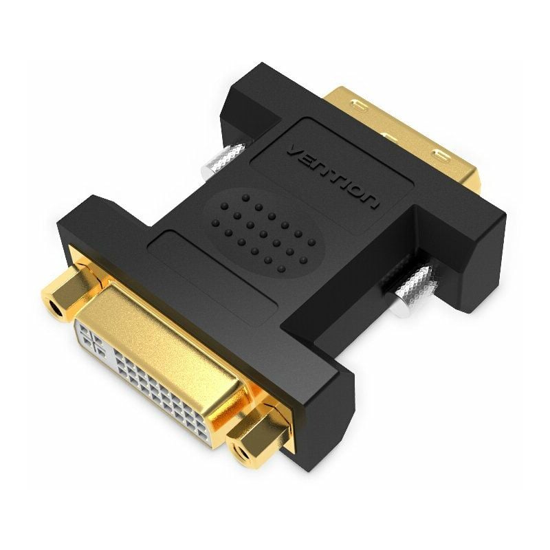 

VENTION DVI Adaptador macho a hembra DVI24 + 5 macho a hembra Convertidor HD 1080P Interfaz chapada en oro Exterior de PVC