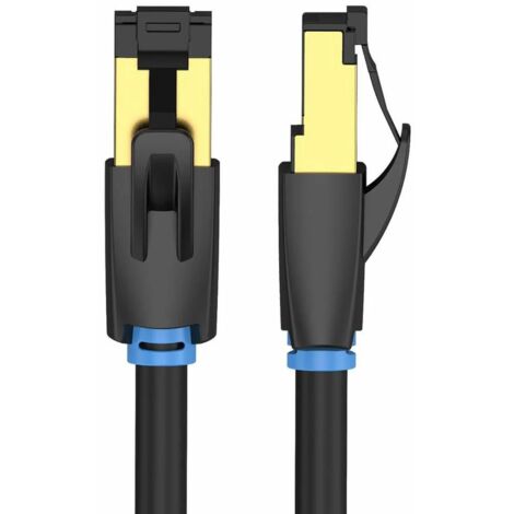 Vention IKABQ câble Ethernet CAT.8 noir 20 mètres