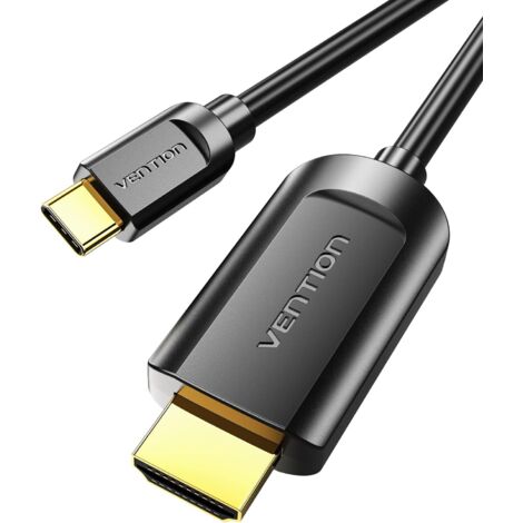 Vention Kabel HDMI 1.4K CGUBH/ USBUSB Type-C Male - HDMI Male/ 2m/ Schwarz