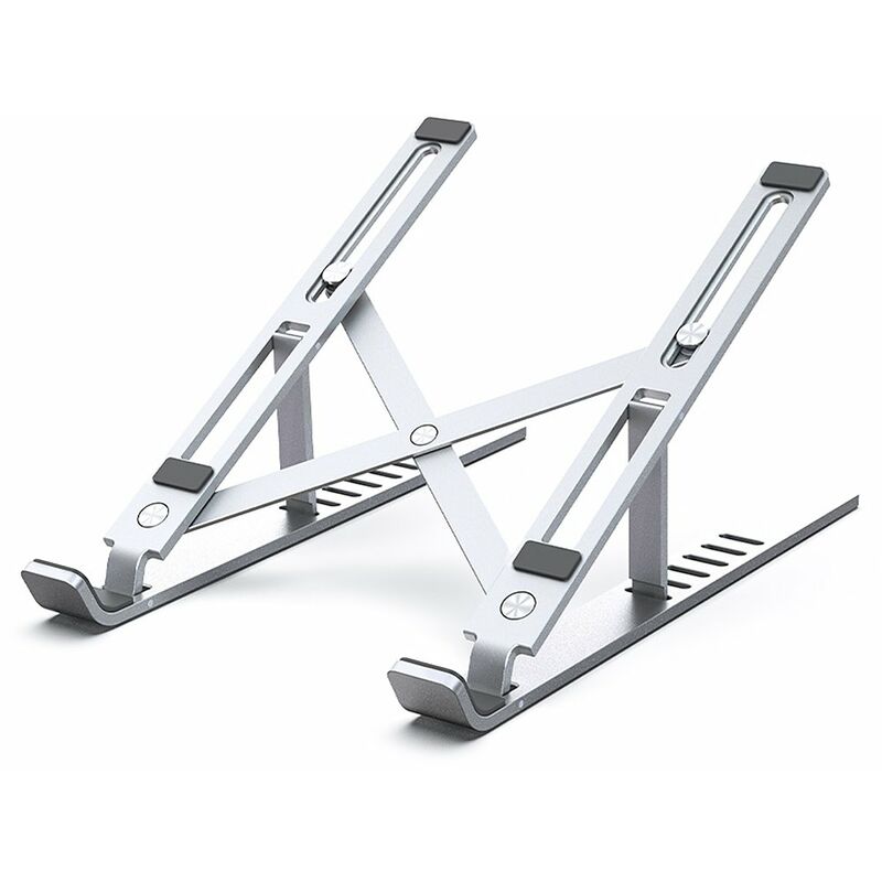 

KDLI0 Soporte plegable para computadora portatil Soporte antideslizante para tableta con reemplazo de angulo ajustable para computadora portatil