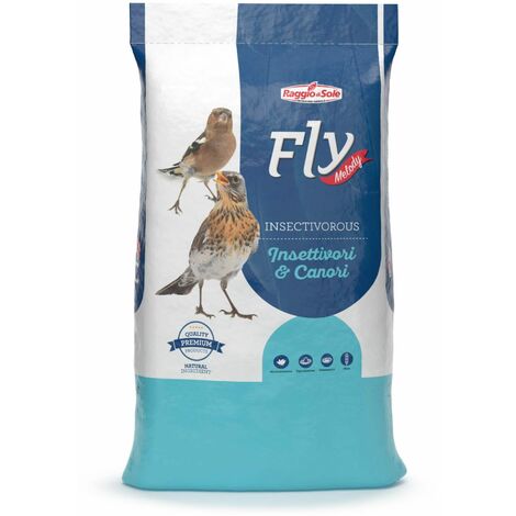 Ventisette Mangime uccelli insettivori e canori - Fly Raggio di Sole - Confezione: 10 kg