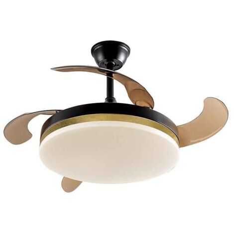 VENTO-VENTILADOR NEGRO-ORO D50 DIM