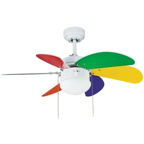 Ventola 6 pale 76cm - Tabit multicolore CRISTALREDORD 85-790-06-666