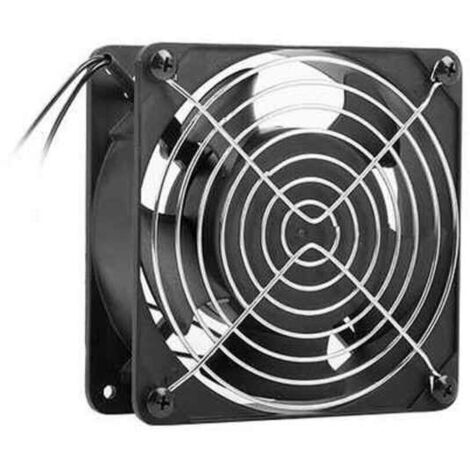 Ventola da 120 mm lanberg per rack da 19" 230v griglia metallica nera