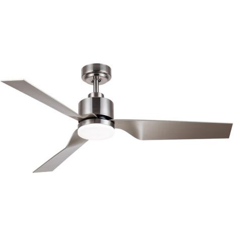 Ventola DC LED Ekos Nickel da 15 W
