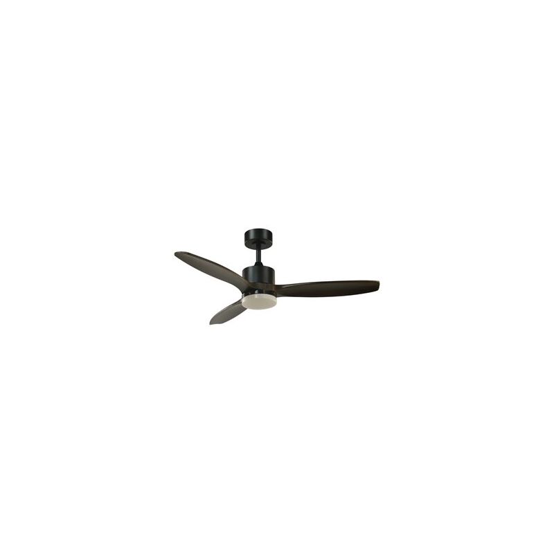 Image of Ventilatore da soffitto led Terre Nero 22W cct
