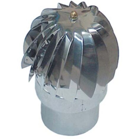 Ventolino girevole base tonda maschio inox 304 cm 25 Zincogroup