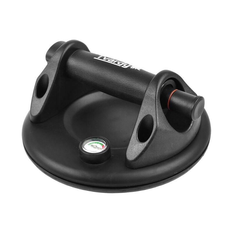 Ventosa a vuoto per vetro con manico e manometro