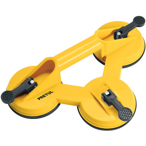 Ventosa de plástico para vidrio - 3 copas - Ø 12 cm
