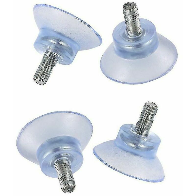 Ventosa in PVC trasparente Tavolino in vetro Gambe...