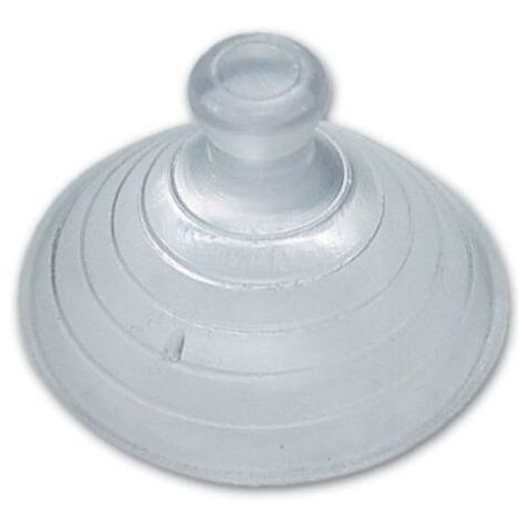 Ventosa Ventose per Vetri Cristalli Trasparente Misura 25 mm conf. 100 Pz