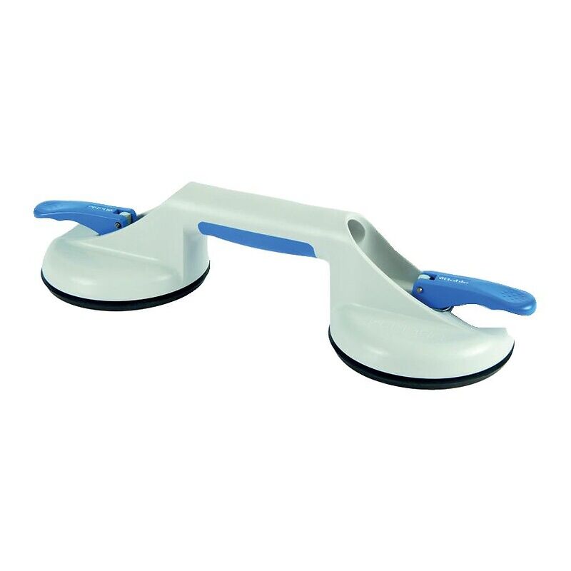 Bohle - Ventouse à pompe veribor 2 têtes plastiques coloris gris