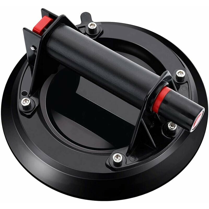 Ventouse professionnelle jusqu'à 110 kg pour le transport de vitres, carreaux et plaques - Outils de fixation - Ventouse sous vide - Ventouse en verre