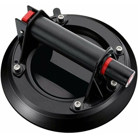 Ventouse - capacité de charge jusqu'à 110 kg, ventouse professionnelle, ventouses sous vide, ventouse en verre pour le transport du verre, carrelage et dalles (1 pièce)
