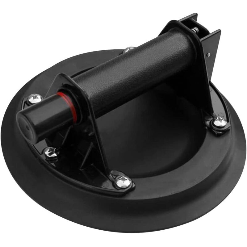 Ventouse Carrelage, Ventouse Robuste avec Poignée en Métal, Ventouse Vitrier avec Pompe à Main, Capacité de Charge 150 kg, Outil Industriel à