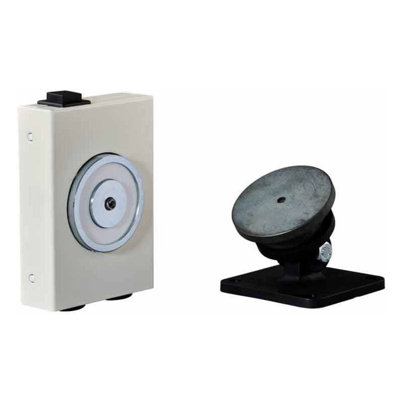 Ventouse murale 50kg pour maintien porte ouverte 24V standard Perjes VEM4550BCI24CPA