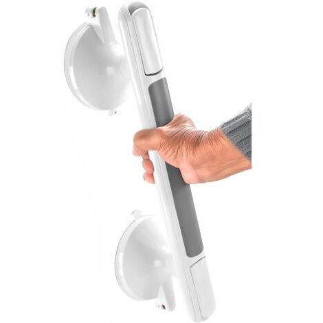Ventouse De Poignée Douche, Poignée pour Salle De Bain, Poignée Baignoire De Sécurité, Barre D'appui Salle De Bain, Barres D'appui De Douche pour Seniors,Amovible Poignées De Sécurité