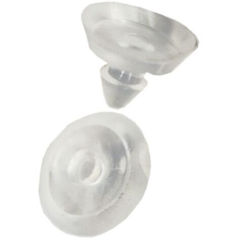 Ventouse - Décor : Transparent - Diamètre : 13,5 mm - Matériau : Plastique - ELEMENT SYSTEM