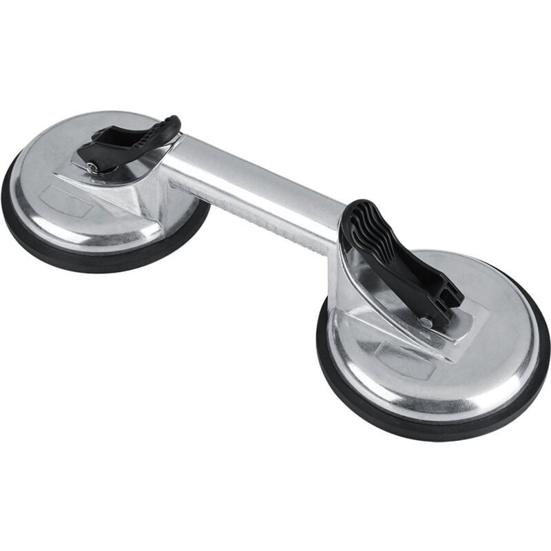 Ventouse Double Aluminium Ventouse de Manutention Double Capacité de Levage Maximum de 105 kg à Plat et de 85 kg à Verticale pour Transporter de