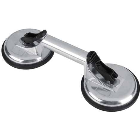 Ventouse Double Aluminium Ventouse de Manutention Double Capacité de Levage Maximum de 105 kg à Plat et de 85 kg à Verticale pour Transporter de L'électroménager Lave Linge Gazinière Frigo