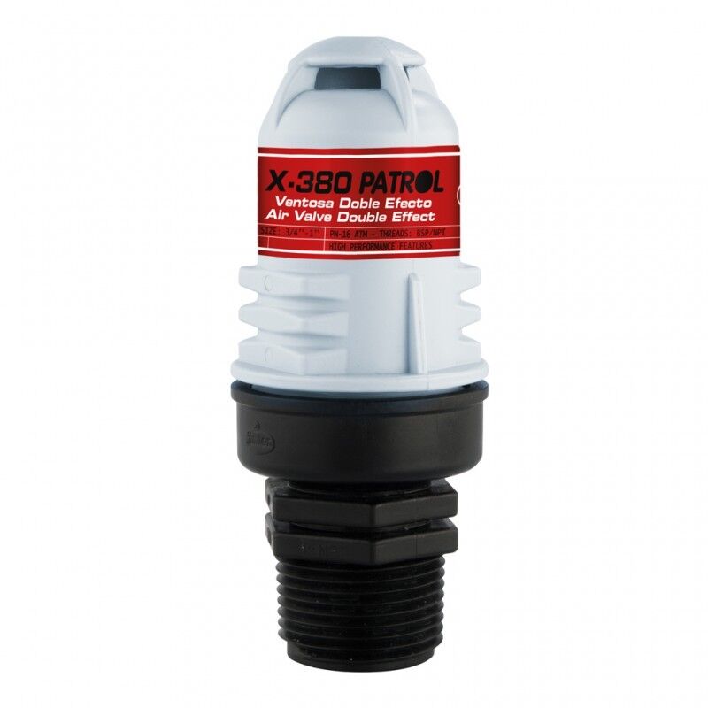 Ventouse double effet patrouille X-380 3/4" - 1" - JIMTEN Dimensions : 3/4" - 1".