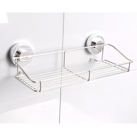 Ventouse Douche Caddy, Baignoire Étagère Rangement Combo Organisateur Panier