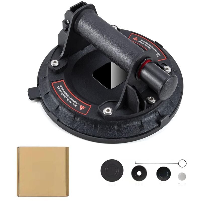 Ventouse en Verre sous Vide pour Charges Lourdes, avec kit de Remplacement