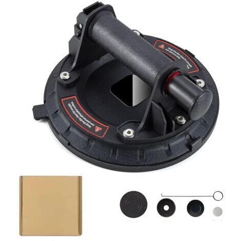 Ventouse en Verre,Ventouse en Verre sous Vide pour Charges Lourdes, Utilisée pour Soulever et Transporter Le Verre, Les Carreaux de Céramique, avec kit de Remplacement