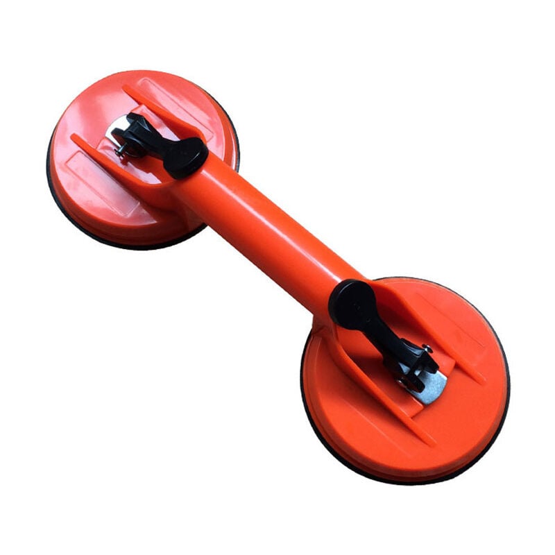 Ventouse puissante a double tete - Puissance d'aspiration verticale 80 kg, puissance d'aspiration horizontale 100 kg