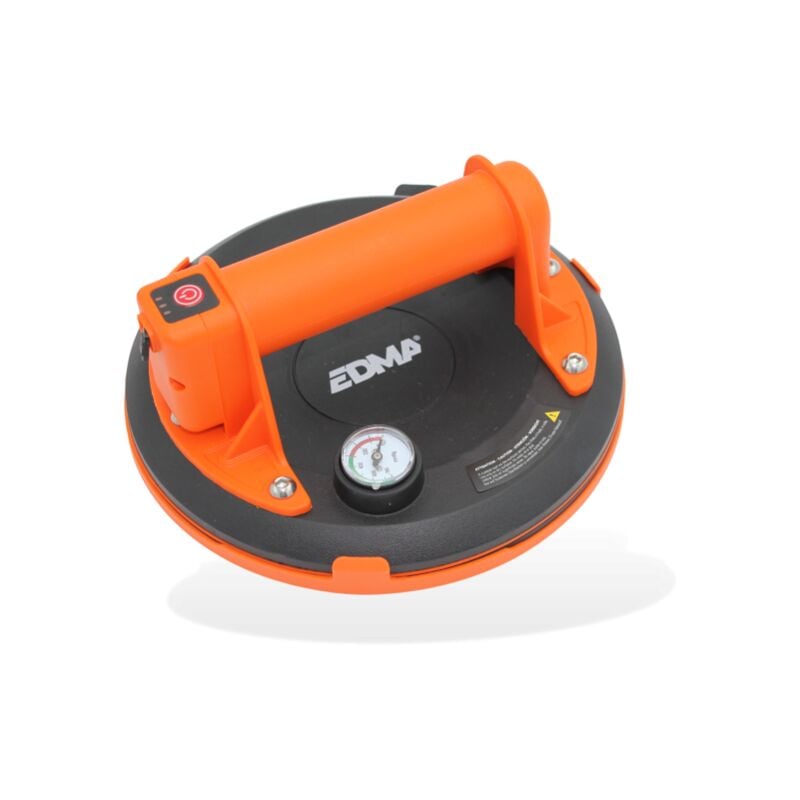 Ventouse sur batterie électrique - Charge maxi 130 Kg Edma outillage - 269455