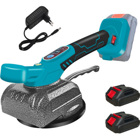 Ventouse vibrante 130mm, 2 batteries 21V, pour carreaux, avec mallette.