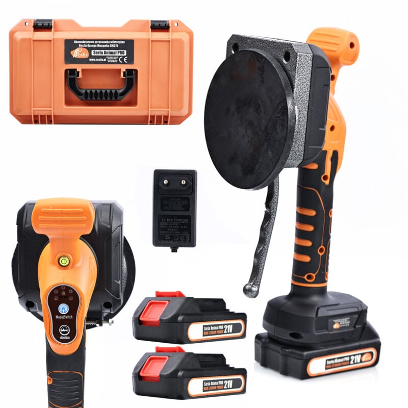 Ventosa vibrante a batteria Rosfix Orange Mosquito OM21V, serie Animal PRO