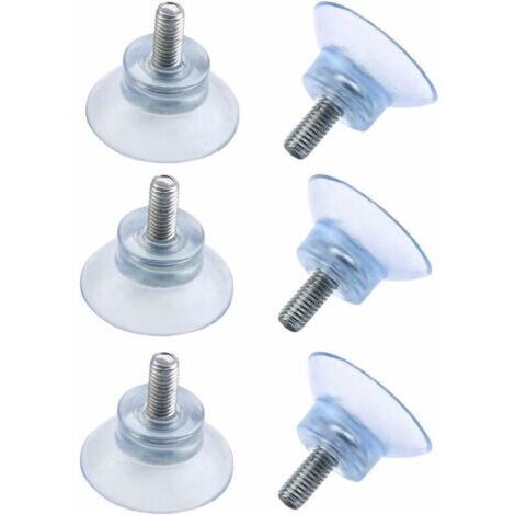 Ventouses Ø 30 mm avec Filetage M6x15mm ，6Pcs