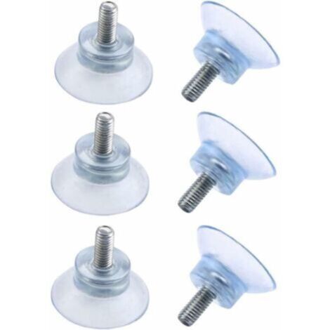 Ventouses Ø 30 mm avec Filetage M6x15mm ，6Pcs