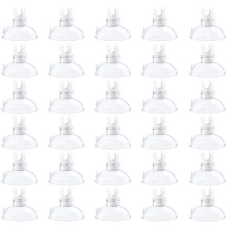 Ventouses aquarium transparentes pour pompe aquarium - 30 pièces