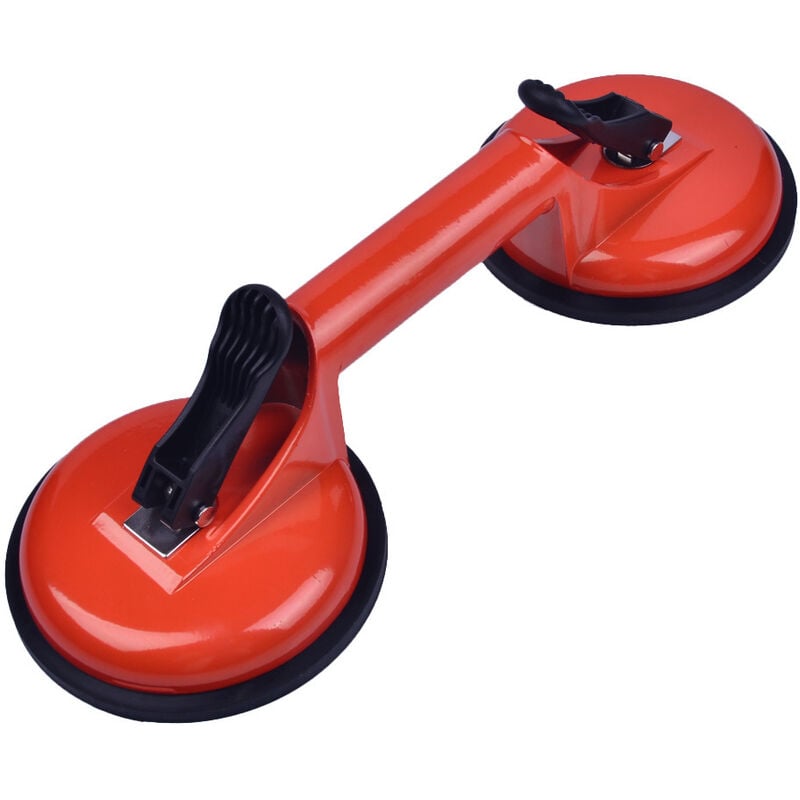 Ventouses Lifter,Lourd Devoir Aluminium Vide Poignées Assiette Ventouse pour En Mouvement Verre/Sol Écart Fixateur/Tuile,Tampon Levage/Bosse