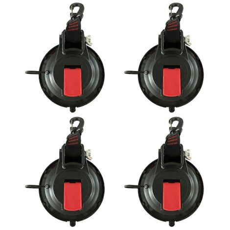 Ventouses pour voiture, tente de toit, support de toit fixe (4 pièces)