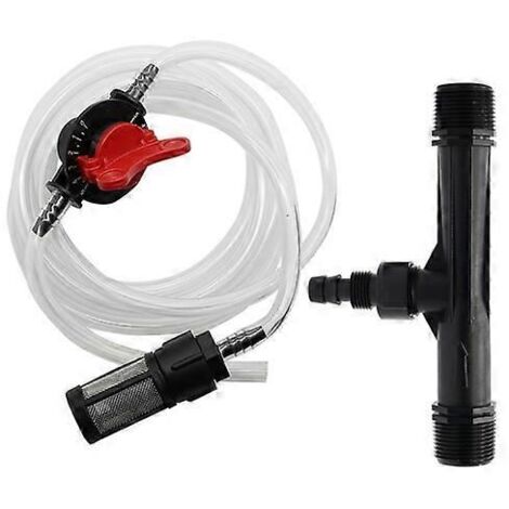 Venturi Fertilizer Applicator 1 inch Fertilizer and Filter Straw Kit with 1 Inch Connector Jet