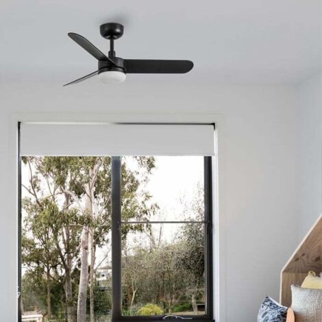 ventyly BAIRES Ventilador negro Ø90cm luz