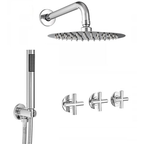 VERANNI S-1127 CONJUNTO DE DUCHA EMPOTRADO CROMADO