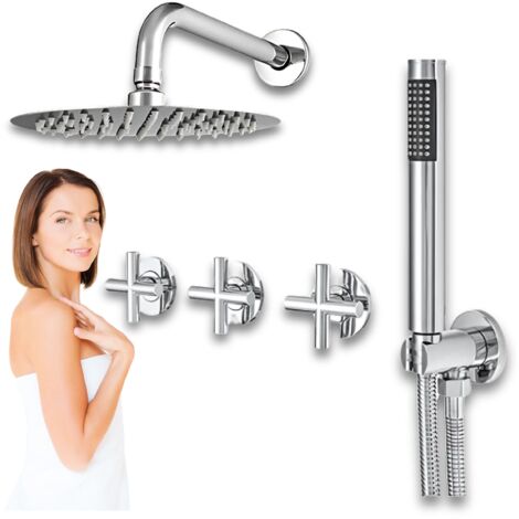 VERANNI S-1127 SET DOCCIA INCASSO CROMATO