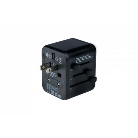 Verbatim 49543 adaptador de enchufe eléctrico Universal Negro