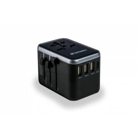 Verbatim 49546 adaptador de enchufe eléctrico Universal