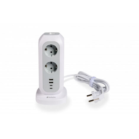 Verbatim 49547 base multipla 11 prese AC Indoor White