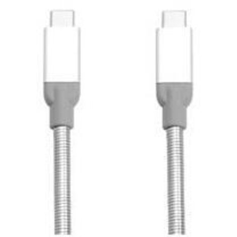Verbatim Cable de carga y sincronización de acero inoxidable USB-C a USB-C USB 3.1 GEN 2 30 cm