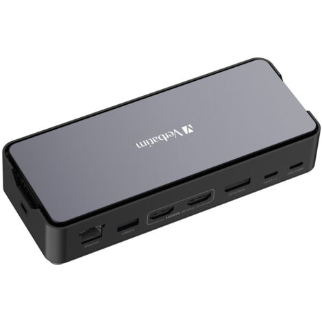 Verbatim CDS-15S Cablato USB 3.2 Gen 1 (3.1 Gen 1) Type-C Nero, Grigio