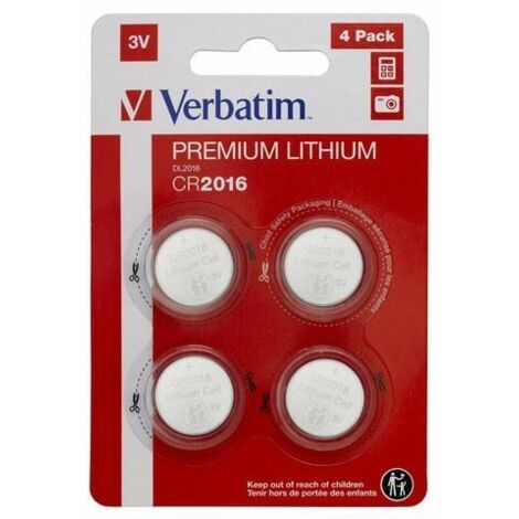 Verbatim CR2016 Batterie (4er-Pack)