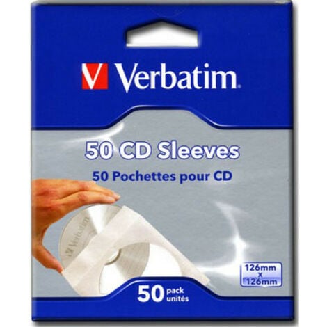 Verbatim Enveloppe pour 1 Disc, 50 pièces (49992)