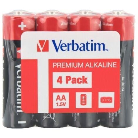 Verbatim LR6 AA-Batterie (4 Stück) Schrumpfschlauch