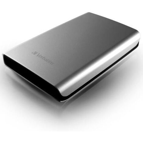 Verbatim Tragbare Festplatte – 1TB Speicher, USB 3.0, Kompakt in Silber